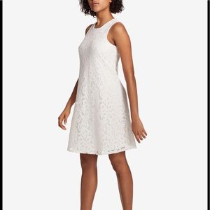 Tommy Hilfiger sleeveless Lace overlay Shift Dress